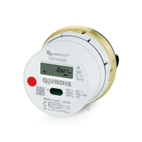 Product picture QUNDIS Q water 5.5 R - Electronic measuring capsule water meter Product picture QUNDIS Q water 5.5 R - Electronic measuring capsule water meter