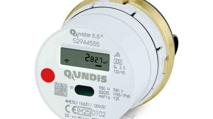 Electronic measuring capsule water meter Q water 5.5 R