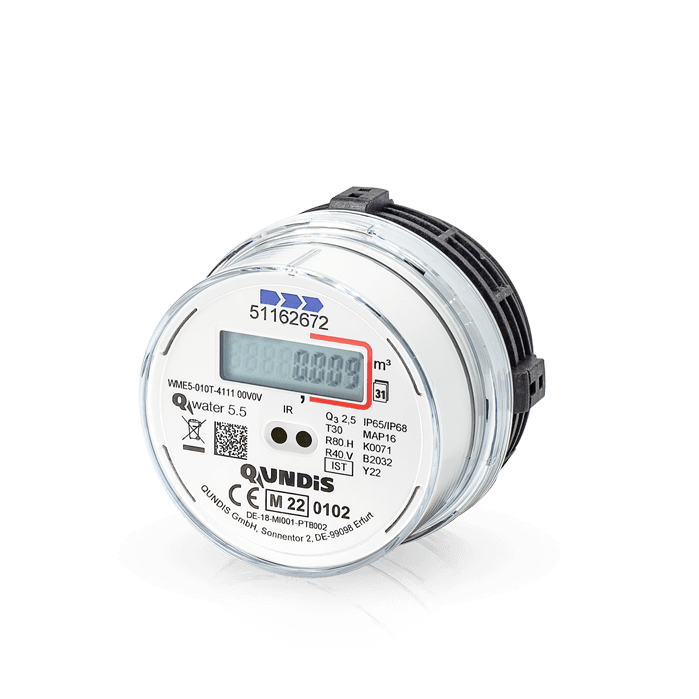 Electronic measuring capsule water meter Q water 5.5
