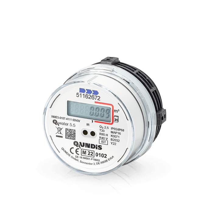 Product picture QUNDIS Q water 5.5 - Electronic measuring capsule water meter