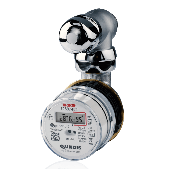 Produce picture of QUNDIS Q water 5.5 - electronic valve and bathtub water meter